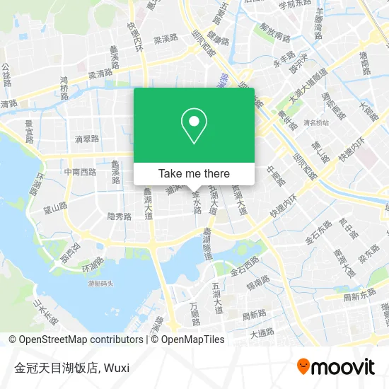 金冠天目湖饭店 map