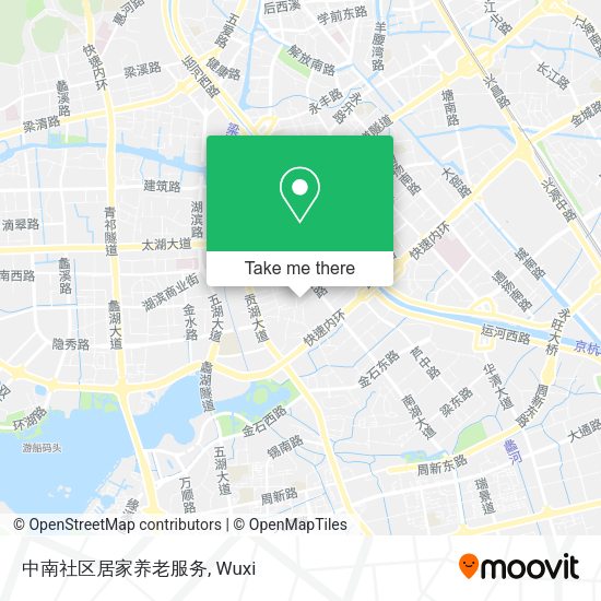 中南社区居家养老服务 map