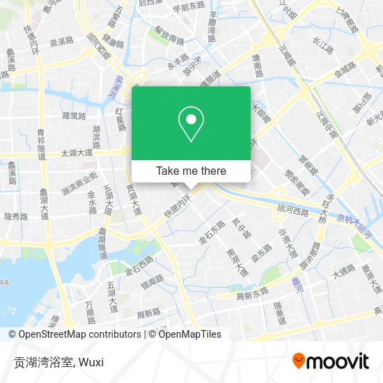 贡湖湾浴室 map