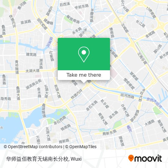 华师益佰教育无锡南长分校 map