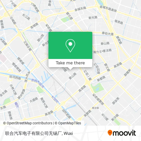 联合汽车电子有限公司无锡厂 map