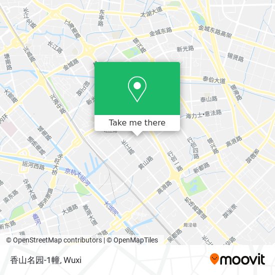 香山名园-1幢 map