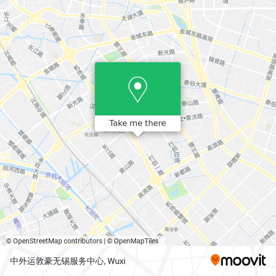 中外运敦豪无锡服务中心 map