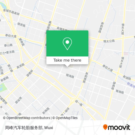 周峰汽车轮胎服务部 map