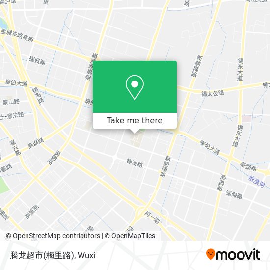 腾龙超市(梅里路) map