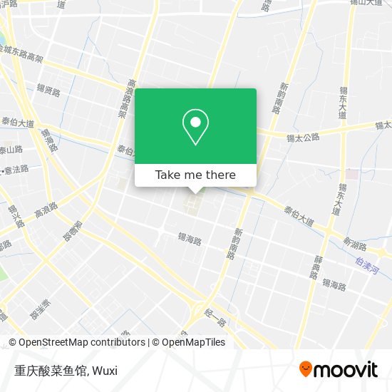 重庆酸菜鱼馆 map