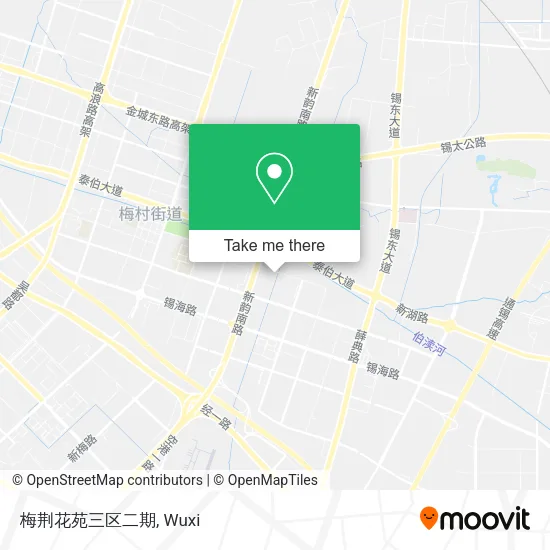 梅荆花苑三区二期 map