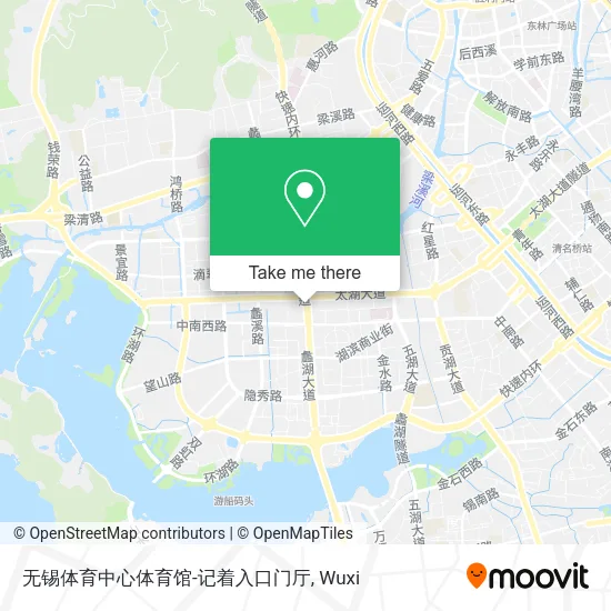 无锡体育中心体育馆-记着入口门厅 map