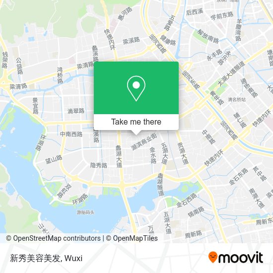 新秀美容美发 map