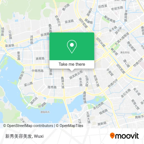 新秀美容美发 map
