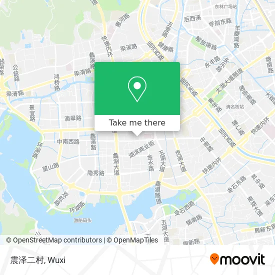 震泽二村 map