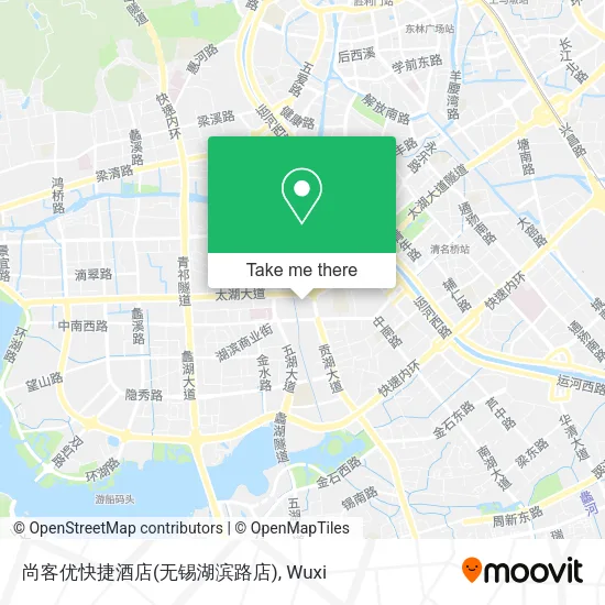 尚客优快捷酒店(无锡湖滨路店) map