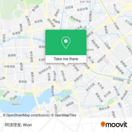 阿强理发 map