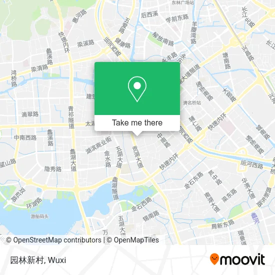 园林新村 map