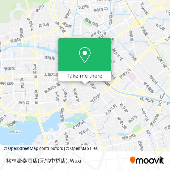 格林豪泰酒店(无锡中桥店) map