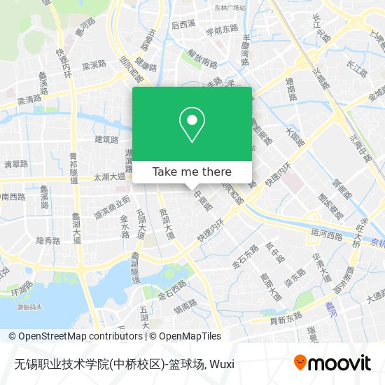 无锡职业技术学院(中桥校区)-篮球场 map