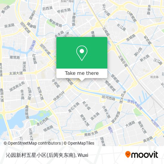 沁园新村五星小区(后苪夹东南) map