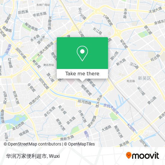 华润万家便利超市 map