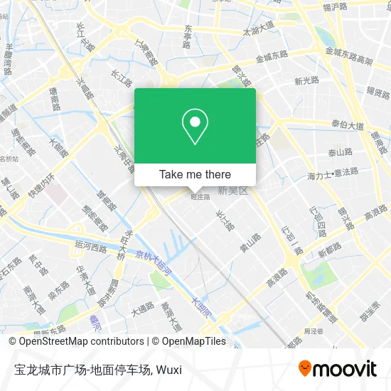 宝龙城市广场-地面停车场 map