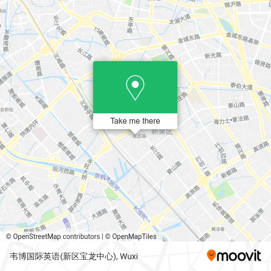 韦博国际英语(新区宝龙中心) map