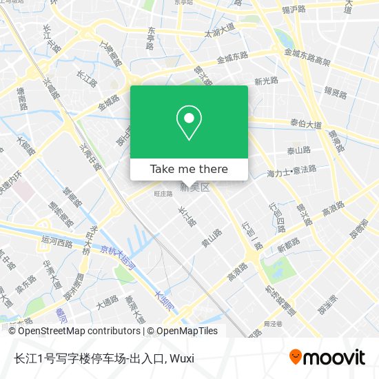 长江1号写字楼停车场-出入口 map