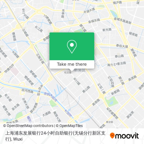 上海浦东发展银行24小时自助银行(无锡分行新区支行) map