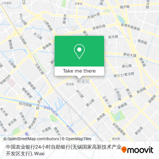 中国农业银行24小时自助银行(无锡国家高新技术产业开发区支行) map