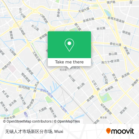 无锡人才市场新区分市场 map