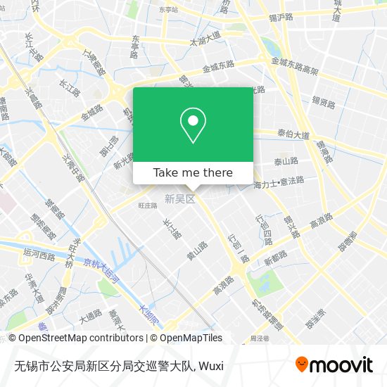无锡市公安局新区分局交巡警大队 map