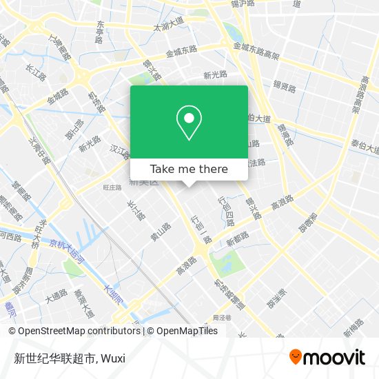新世纪华联超市 map