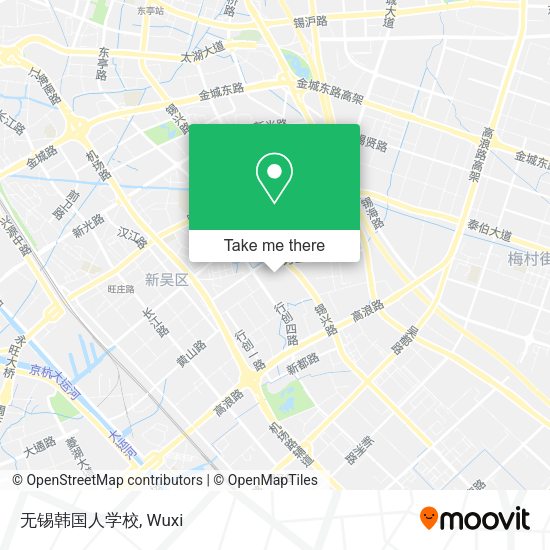 无锡韩国人学校 map