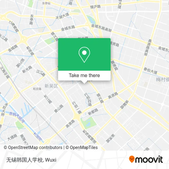 无锡韩国人学校 map