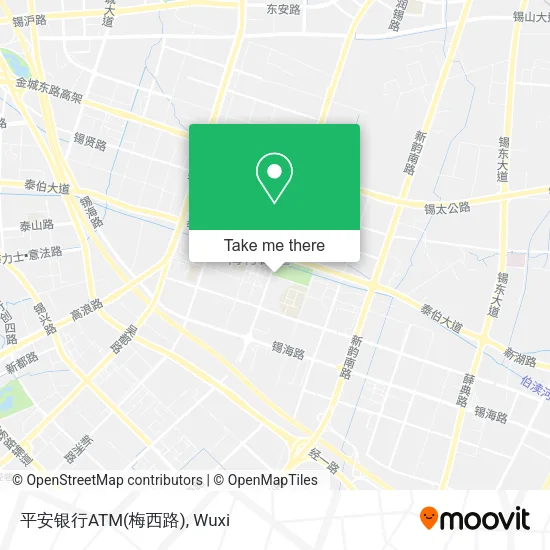 平安银行ATM(梅西路) map