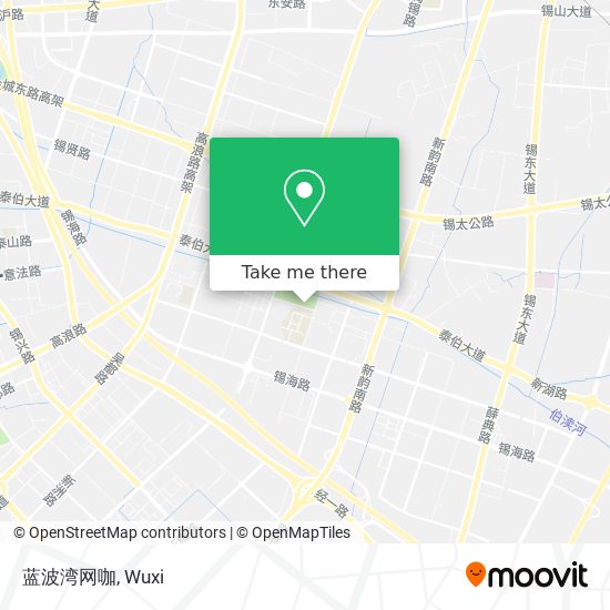 蓝波湾网咖 map