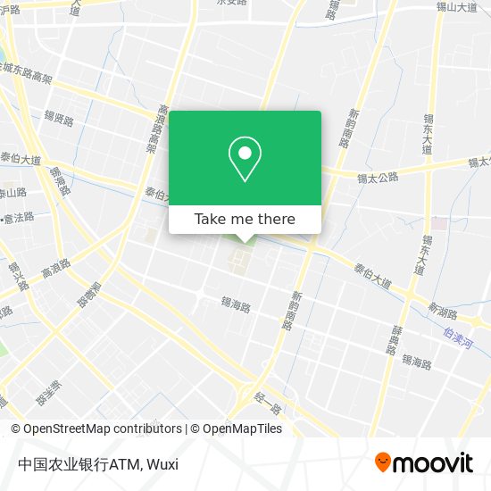 中国农业银行ATM map