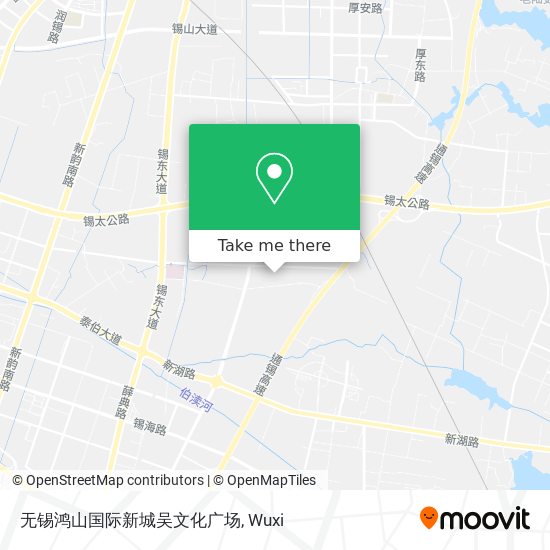无锡鸿山国际新城吴文化广场 map