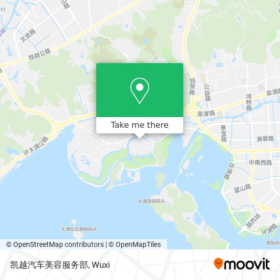凯越汽车美容服务部 map