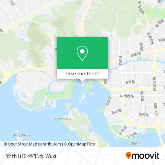 管社山庄-停车场 map