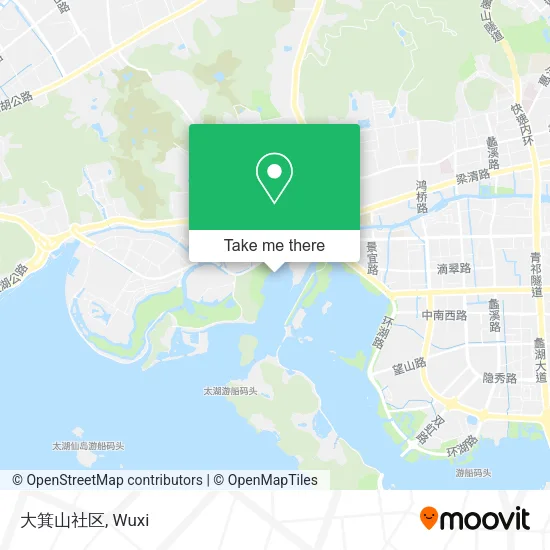 大箕山社区 map