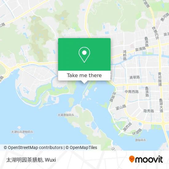 太湖明园茶膳舫 map