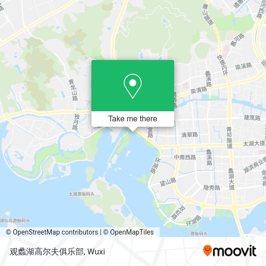 观蠡湖高尔夫俱乐部 map