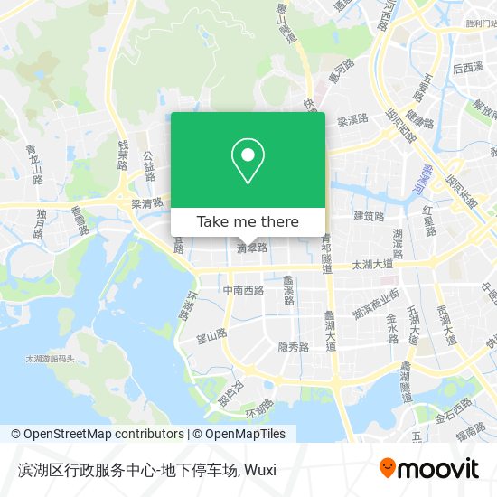滨湖区行政服务中心-地下停车场 map