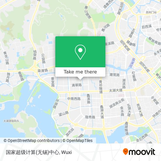 国家超级计算(无锡)中心 map
