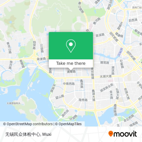 无锡民众体检中心 map