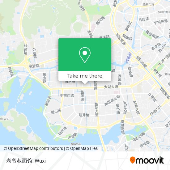 老爷叔面馆 map