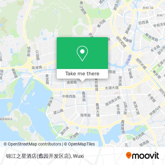 锦江之星酒店(蠡园开发区店) map