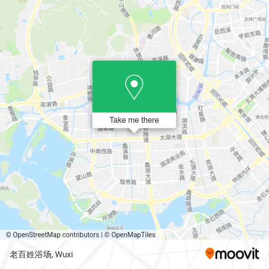 老百姓浴场 map