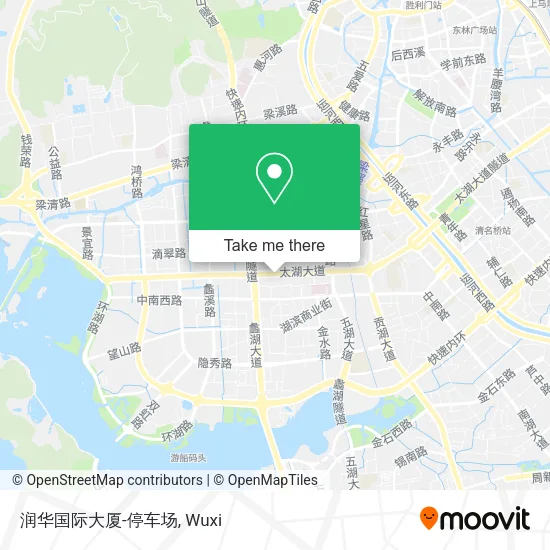 润华国际大厦-停车场 map