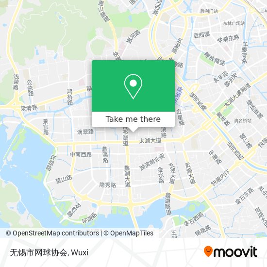 无锡市网球协会 map