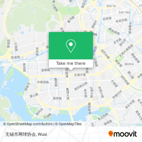 无锡市网球协会 map